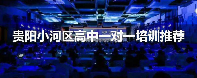 贵阳小河区高中一对一培训推荐