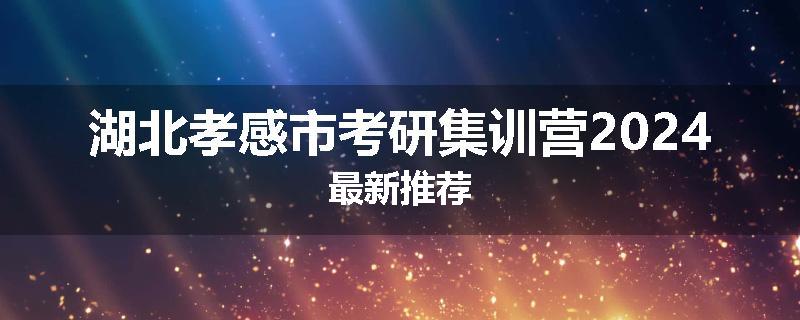 湖北孝感市考研集训营2024最新推荐