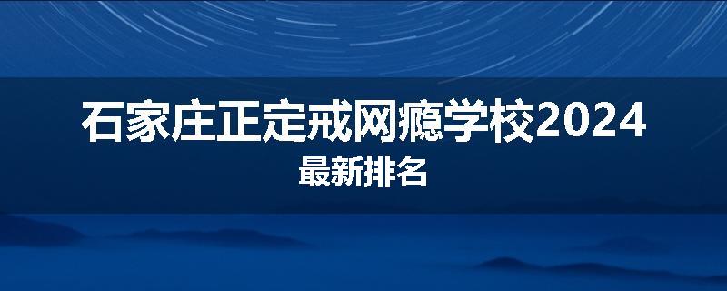 石家庄正定戒网瘾学校2024最新排名