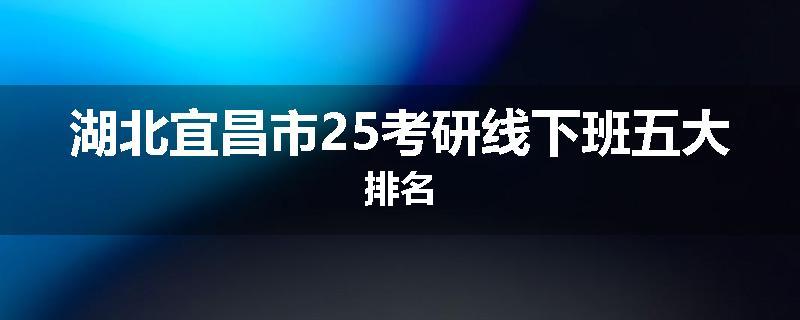 湖北宜昌市25考研线下班五大排名
