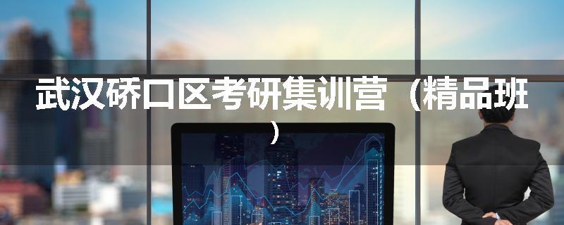 武汉硚口区考研集训营（精品班）