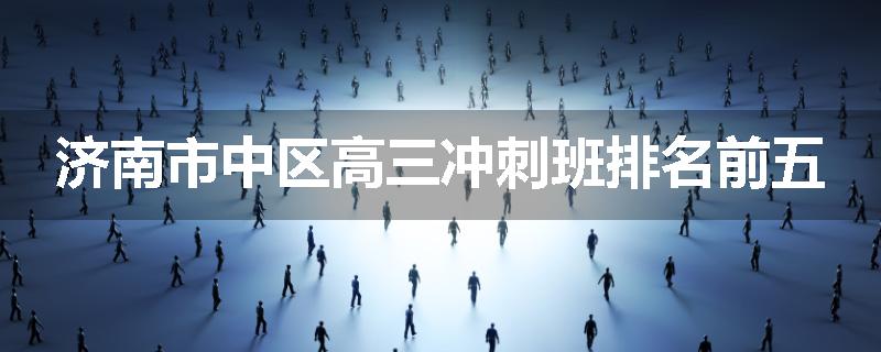 济南市中区高三冲刺班排名前五