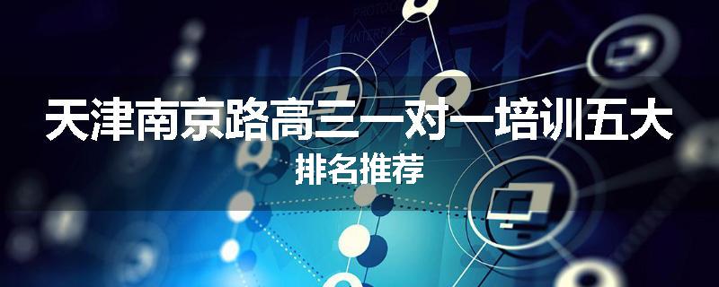 天津南京路高三一对一培训五大排名推荐