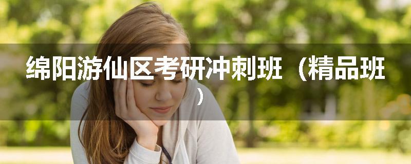 绵阳游仙区考研冲刺班（精品班）