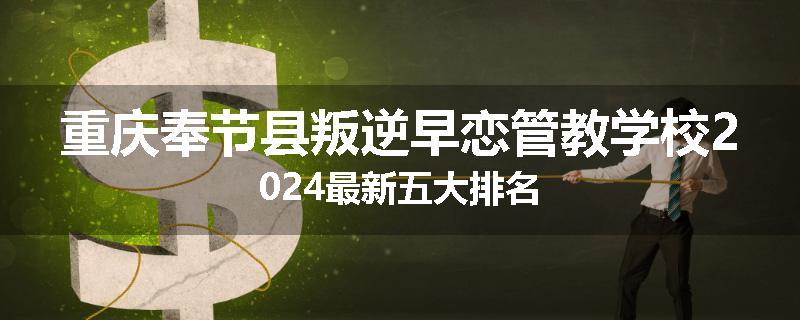 重庆奉节县叛逆早恋管教学校2024最新五大排名