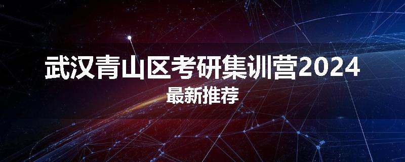武汉青山区考研集训营2024最新推荐
