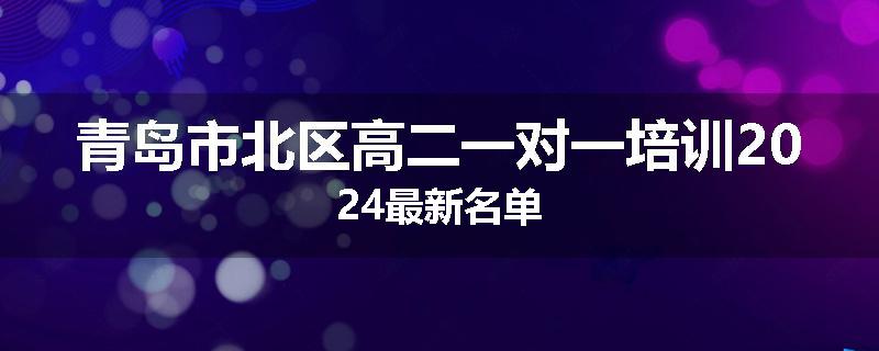 青岛市北区高二一对一培训2024最新名单