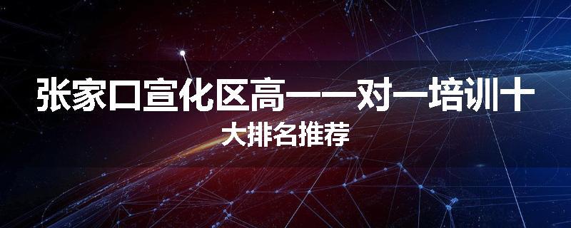 张家口宣化区高一一对一培训十大排名推荐