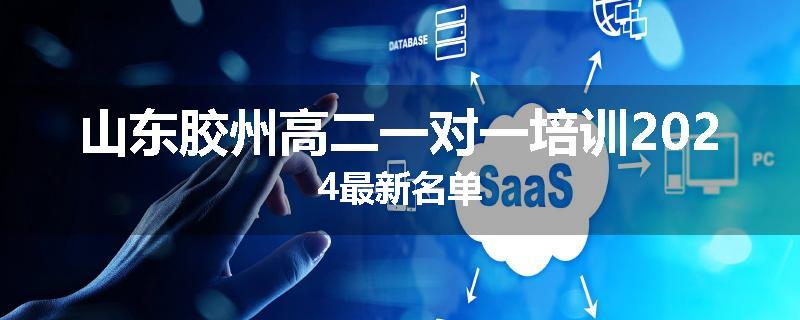 山东胶州高二一对一培训2024最新名单