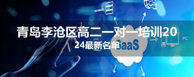 青岛李沧区高二一对一培训2024最新名单