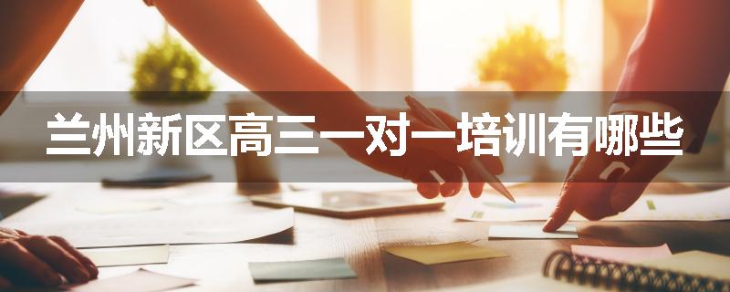 兰州新区高三一对一培训有哪些