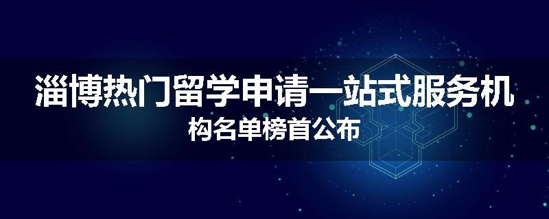 淄博热门留学申请一站式服务机构名单榜首公布