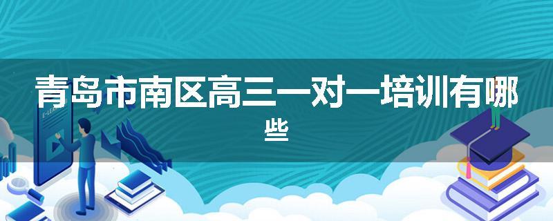 青岛市南区高三一对一培训有哪些