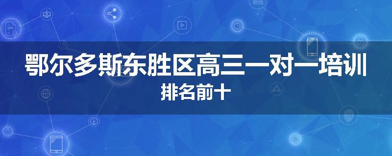 鄂尔多斯东胜区高三一对一培训排名前十