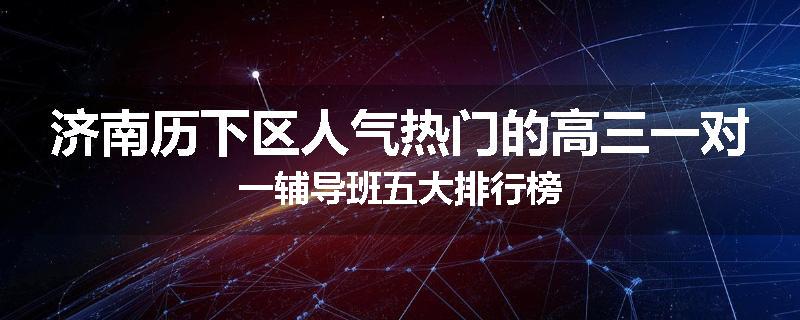 济南历下区人气热门的高三一对一辅导班五大排行榜