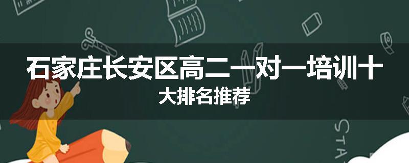 石家庄长安区高二一对一培训十大排名推荐