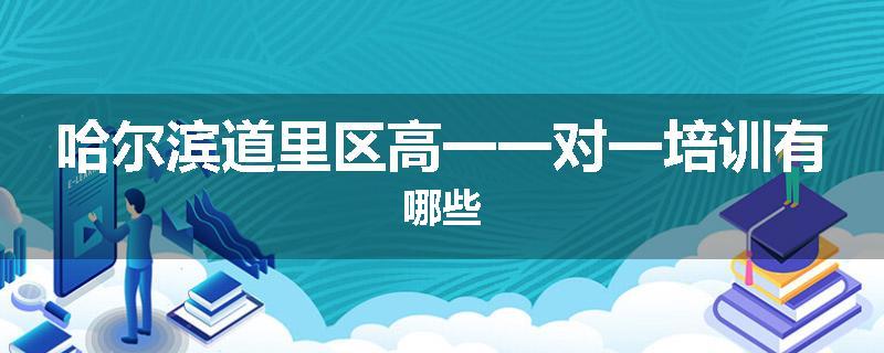 哈尔滨道里区高一一对一培训有哪些