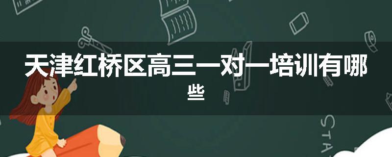天津红桥区高三一对一培训有哪些
