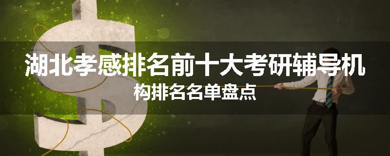 湖北孝感排名前十大考研辅导机构排名名单盘点
