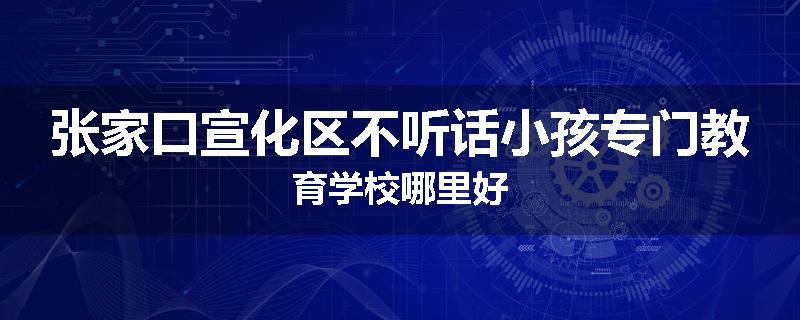 张家口宣化区不听话小孩专门教育学校哪里好