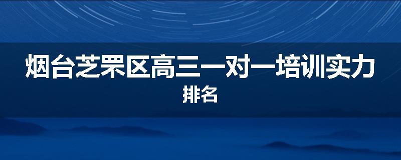 烟台芝罘区高三一对一培训实力排名