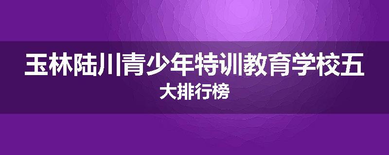 玉林陆川青少年特训教育学校五大排行榜