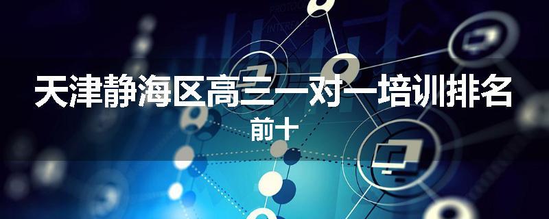 天津静海区高三一对一培训排名前十