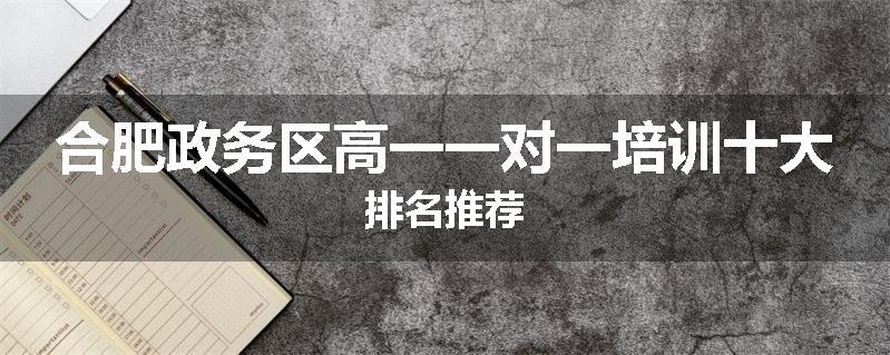 合肥政务区高一一对一培训十大排名推荐