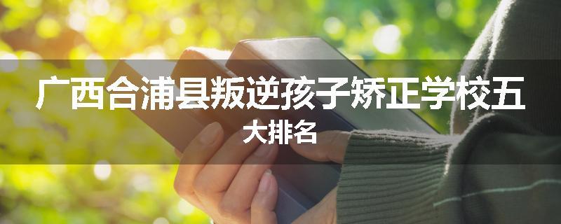 广西合浦县叛逆孩子矫正学校五大排名