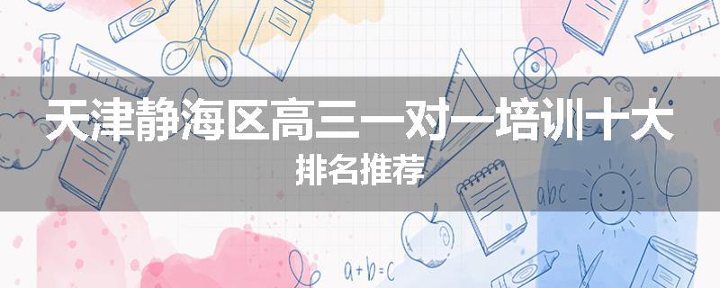 天津静海区高三一对一培训十大排名推荐