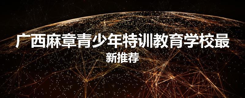 广西麻章青少年特训教育学校最新推荐