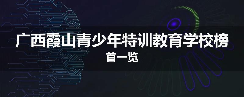 广西霞山青少年特训教育学校榜首一览