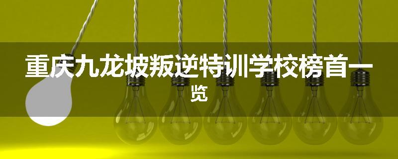 重庆九龙坡叛逆特训学校榜首一览