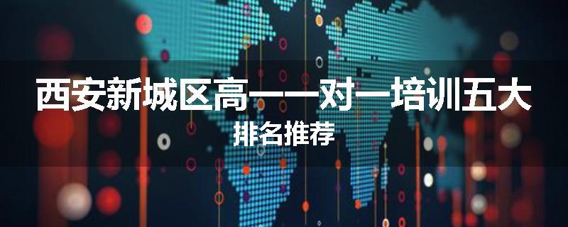西安新城区高一一对一培训五大排名推荐