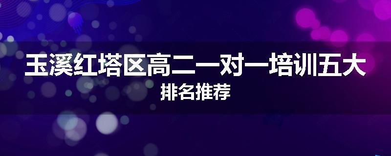玉溪红塔区高二一对一培训五大排名推荐
