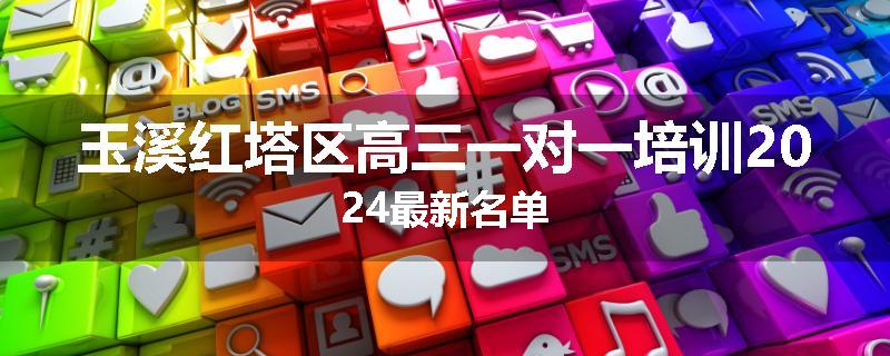 玉溪红塔区高三一对一培训2024最新名单