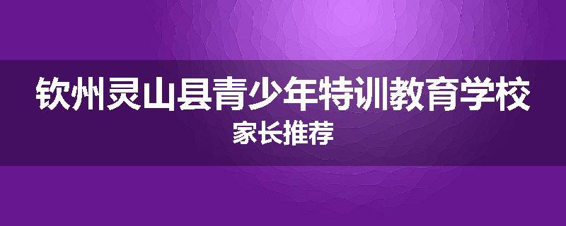 钦州灵山县青少年特训教育学校家长推荐