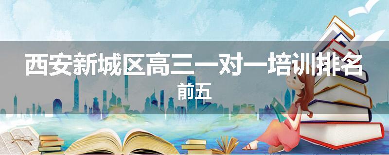 西安新城区高三一对一培训排名前五