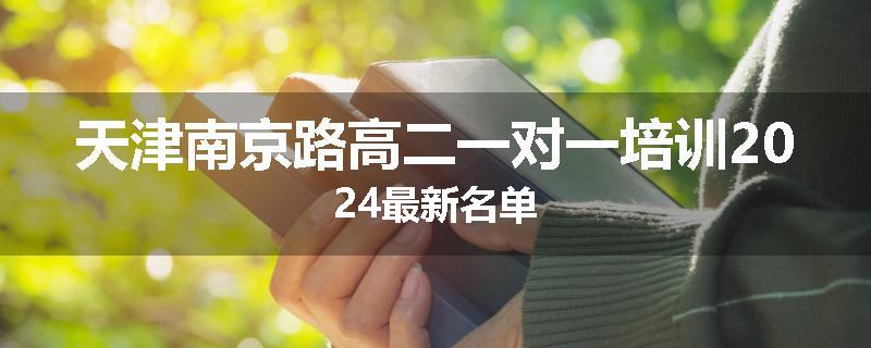 天津南京路高二一对一培训2024最新名单