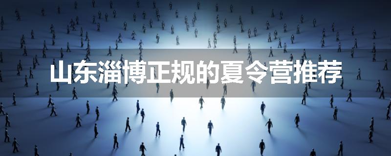 山东淄博正规的夏令营推荐