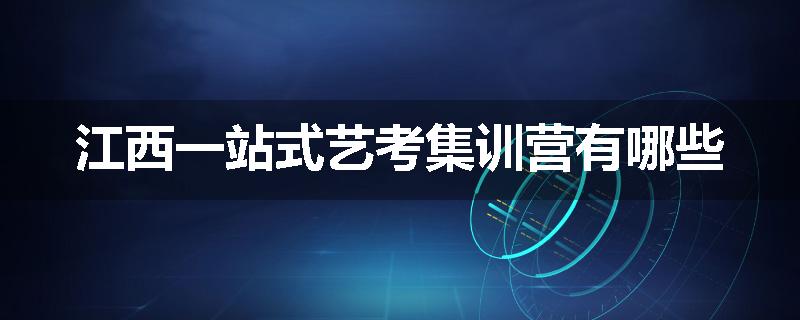 江西一站式艺考集训营有哪些