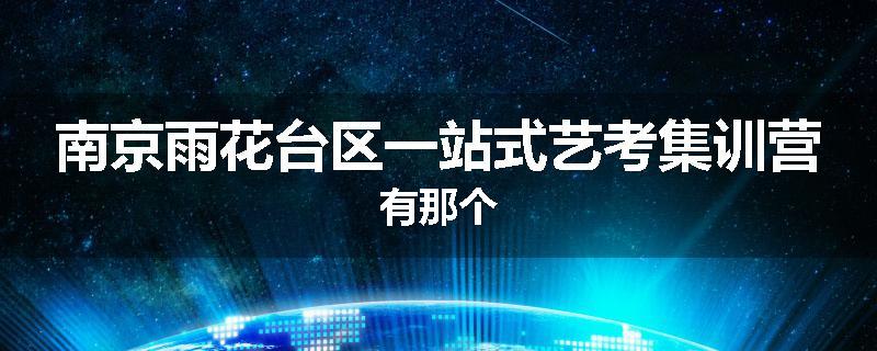 南京雨花台区一站式艺考集训营有那个