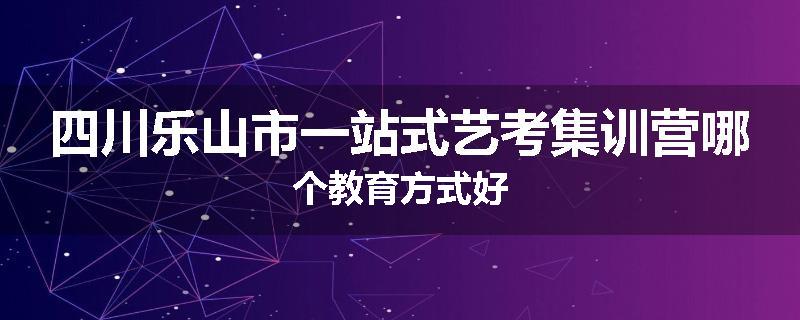 四川乐山市一站式艺考集训营哪个教育方式好