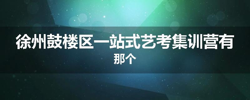 徐州鼓楼区一站式艺考集训营有那个