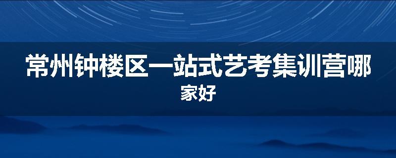 常州钟楼区一站式艺考集训营哪家好