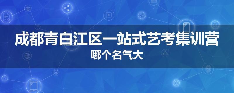 成都青白江区一站式艺考集训营哪个名气大