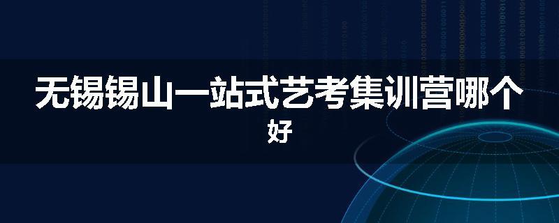 无锡锡山一站式艺考集训营哪个好