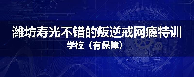 潍坊寿光不错的叛逆戒网瘾特训学校（有保障）