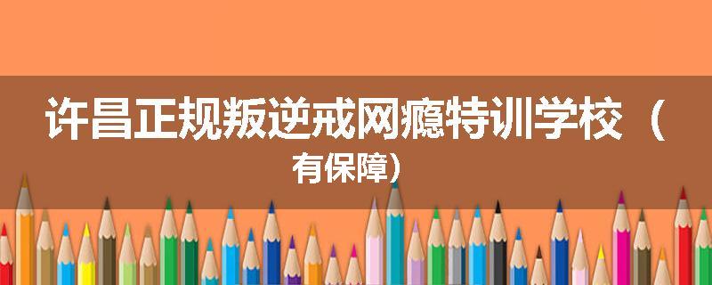 许昌正规叛逆戒网瘾特训学校（有保障）