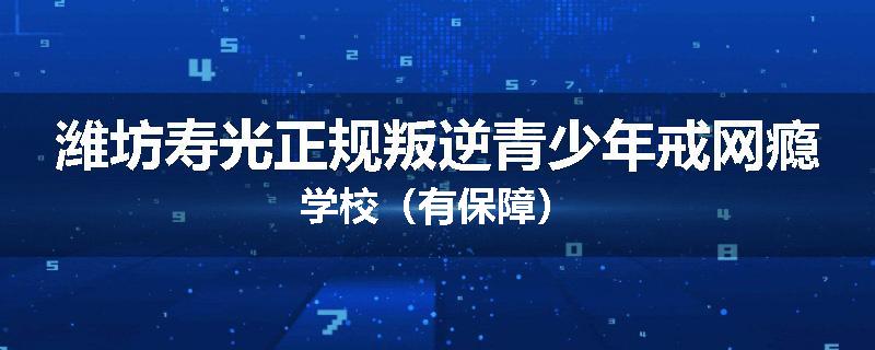 潍坊寿光正规叛逆青少年戒网瘾学校（有保障）